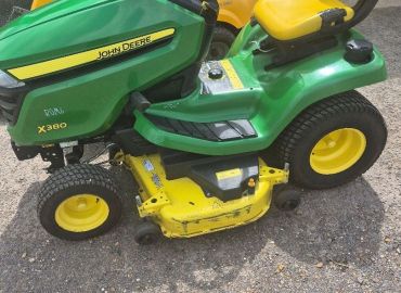 John Deere X380 with 48inch combi deck